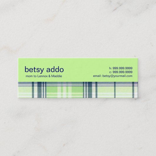 Carte D'appel Télécarte de maman de plaid (Devant)