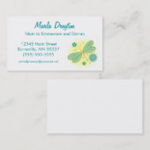 Carte D'appel Télécarte de maman - papillon et fleurs de ressort (Devant / Derrière)