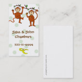 Carte D'appel Télécarte de singe de bande dessinée (Devant / Derrière)