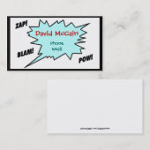 Carte D'appel Télécarte de style de bande dessinée (Devant / Derrière)