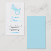 Carte D'appel Télécarte d'enfants de lézard d'Aqua (Devant / Derrière)