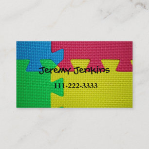 Carte D'appel Télécarte d'enfants de tapis de puzzle