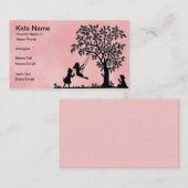 Carte D'appel Télécarte d'oscillation d'arbre (Devant / Derrière)