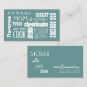 Carte D'appel Télécarte moderne de maman (Devant / Derrière)