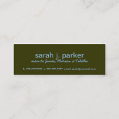 Carte D'appel Télécarte moderne de maman de fleurs (Dos)