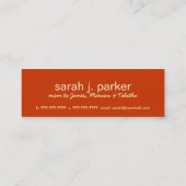 Carte D'appel Télécarte moderne de maman de fleurs (Dos)