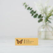 Carte D'appel Télécarte orange de papillon (Debout devant)