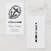 Carte D'appel Télécarte personnelle tressée de drapeau de code (Devant / Derrière)