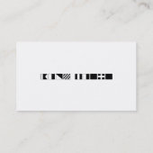 Carte D'appel Télécarte personnelle tressée de drapeau de code (Dos)