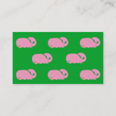 Carte D'appel Télécarte rose de filles de baleine (Dos)