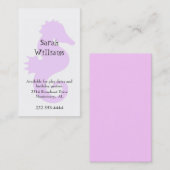 Carte D'appel Télécarte rose d'enfants d'hippocampe (Devant / Derrière)