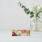 Carte D'appel Télécarte vintage romantique de collage (Debout devant)