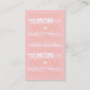 Carte D'appel Télécartes à la mode de maman