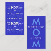 Carte D'appel Télécartes à la mode de maman (Devant / Derrière)