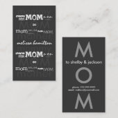 Carte D'appel Télécartes à la mode de maman (Devant / Derrière)