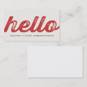 Carte D'appel Télécartes audacieuses rouges de conception de (Devant / Derrière)