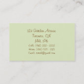 Carte D'appel Télécartes de maman (Dos)