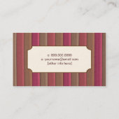 Carte D'appel Télécartes rayées de maman (Dos)