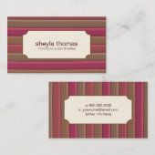 Carte D'appel Télécartes rayées de maman (Devant / Derrière)