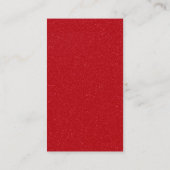 Carte D'appel Tomato Red Drip on White Calling Card – Customize (Dos)