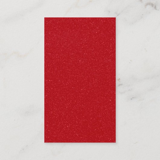 Carte D'appel Tomato Red Drip on White Calling Card – Customize (Dos)