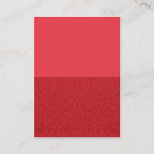 Carte d'appel Tomato Red Noise - Personnalisable (Devant)
