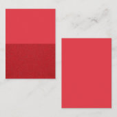 Carte d'appel Tomato Red Noise - Personnalisable (Devant / Derrière)