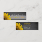 Carte D'appel Tournesol d'insertion de catégorie supérieure de (Devant / Derrière)