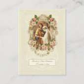 Carte D'appel Traditional Catholic Wedding Prayer Holy Card (Devant)