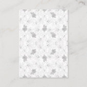 Carte D'appel Transparent Grid Overlay – Editable PNG Texture (Dos)