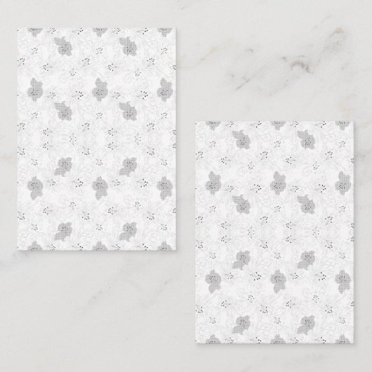 Carte D'appel Transparent Grid Overlay – Editable PNG Texture (Devant / Derrière)