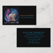 Carte D'appel Trendy Walker chien Sitter pour animaux de compagn (Devant / Derrière)