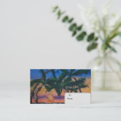 Carte D'appel Tropical card (Debout devant)