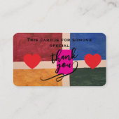 Carte D'appel Tropical  card (Dos)