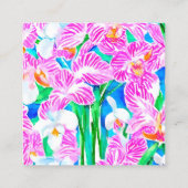 Carte d'appel tropicale, Boîtier Monogramme (Dos)