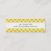 Carte d'appel Ultra Moderne (Dos)