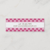 Carte d'appel Ultra Moderne (Dos)