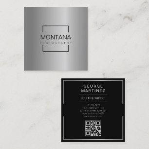 Carte D'appel Un argent luxueux avec code qr