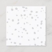 Carte D'appel un arrière - plan blanc avec beaucoup de petits po (Devant)