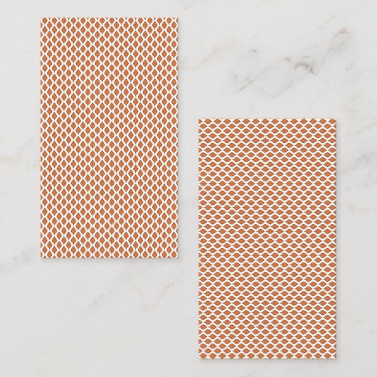 Carte D'appel un Motif géométrique noir blanc exceptionnel (Devant / Derrière)