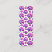 Carte D'appel Un nouveau chapitre Hydrangea Signet Favoriser (Dos)