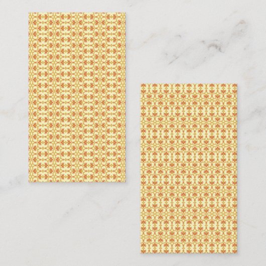 Carte D'appel un superbe design Arrière - plan jaune et blanc (Devant / Derrière)