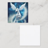 Carte D'appel Unicorne dans l'air (Devant / Derrière)