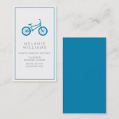 Carte D'appel Vélo bleu Mod Ocean (Devant / Derrière)