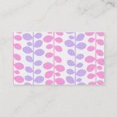 Carte D'appel Vignes roses et pourpres (Dos)