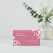 Carte d'appel Vintage Pink (Debout devant)