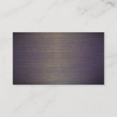 Carte d'appel Vintage Victorian Gentleman 2 (Dos)