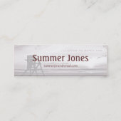 Carte D'appel Vivre à la plage (Dos)