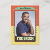 Carte D'appel Voitures De Commerce Personnalisées, Mariage Amusa (Devant)