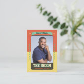 Carte D'appel Voitures De Commerce Personnalisées, Mariage Amusa (Debout devant)